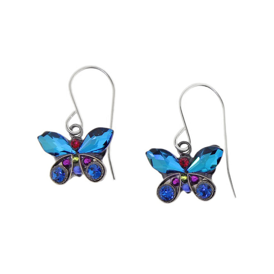 Firefly Jewelry Butterfly Petite Earrings Blue