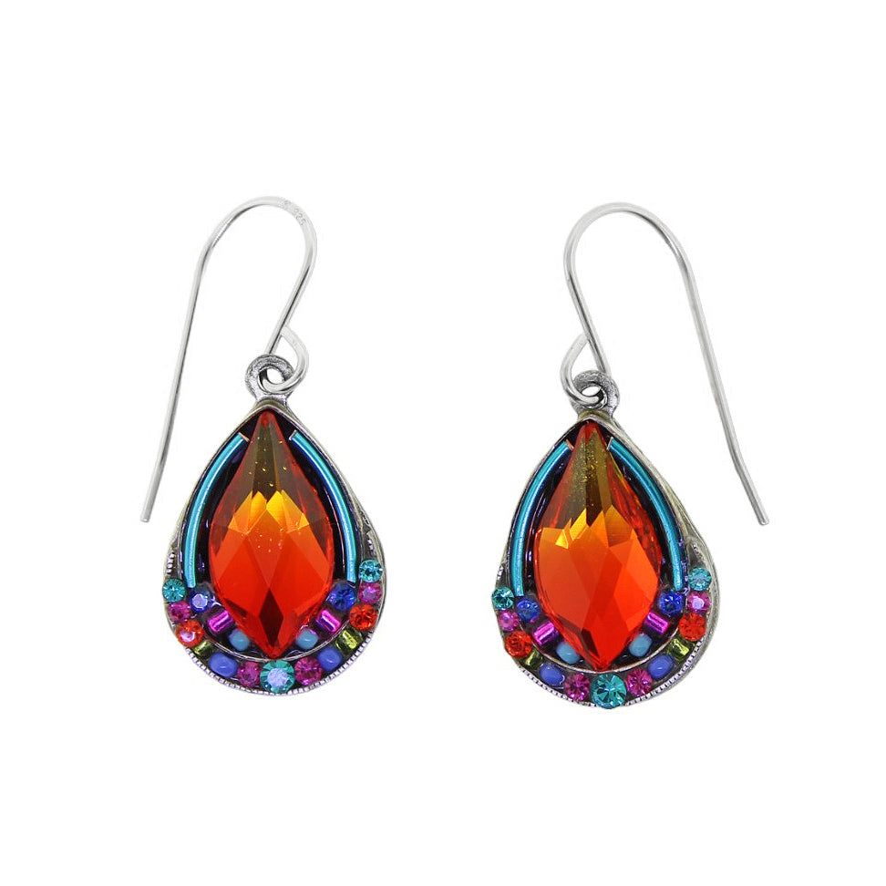 Firefly Jewelry Contessa Wide Drop Earrings Multi Color
