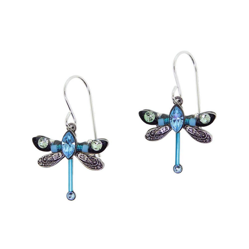 Firefly Jewelry Dragonfly Petite Earrings Aqua