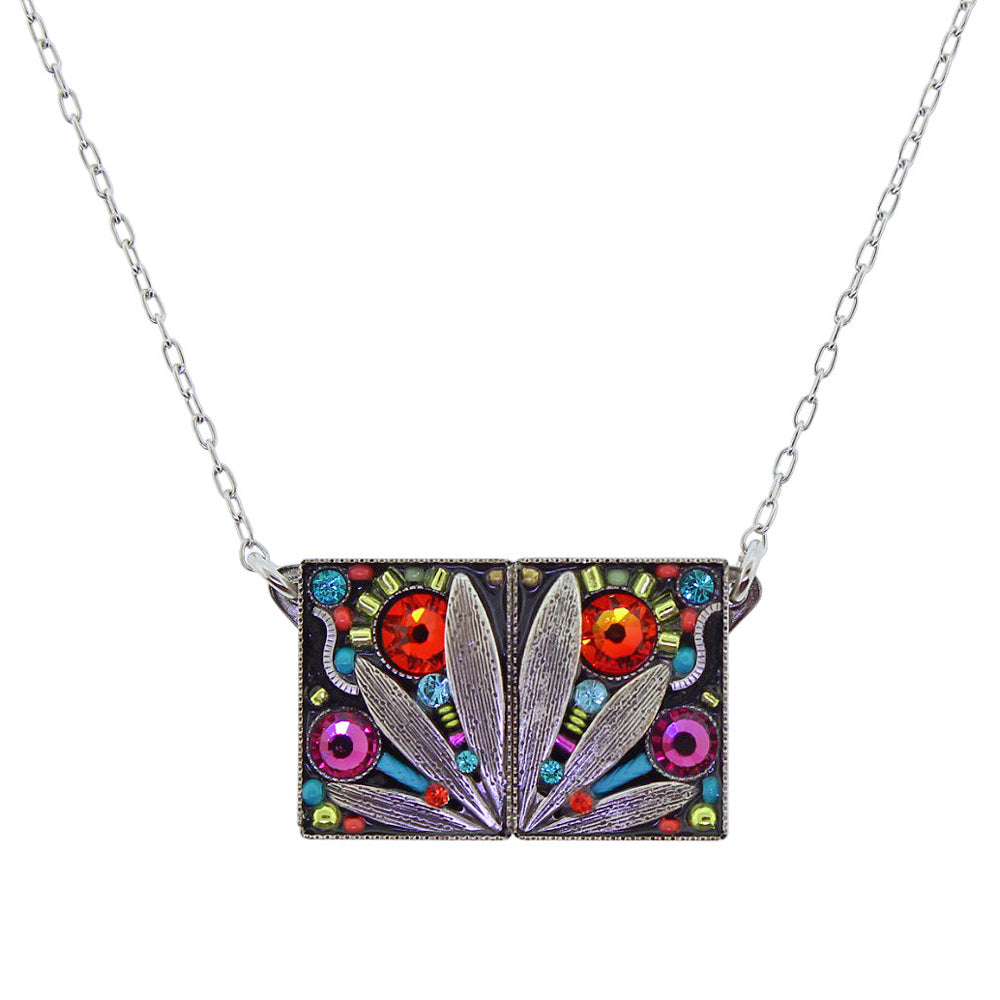 Firefly Jewelry Botanical Leaf Necklace Multi Color
