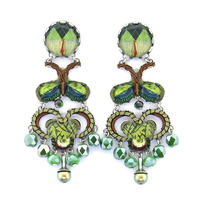 Ayala Bar Green Meadow Earrings 11R1632 Fall 2021 Artfully Adorned