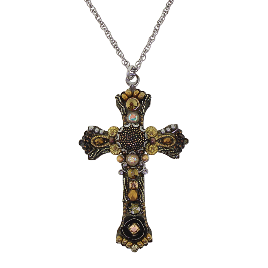 Ayala Bar Cross Necklace 135270G Artfully Adorned