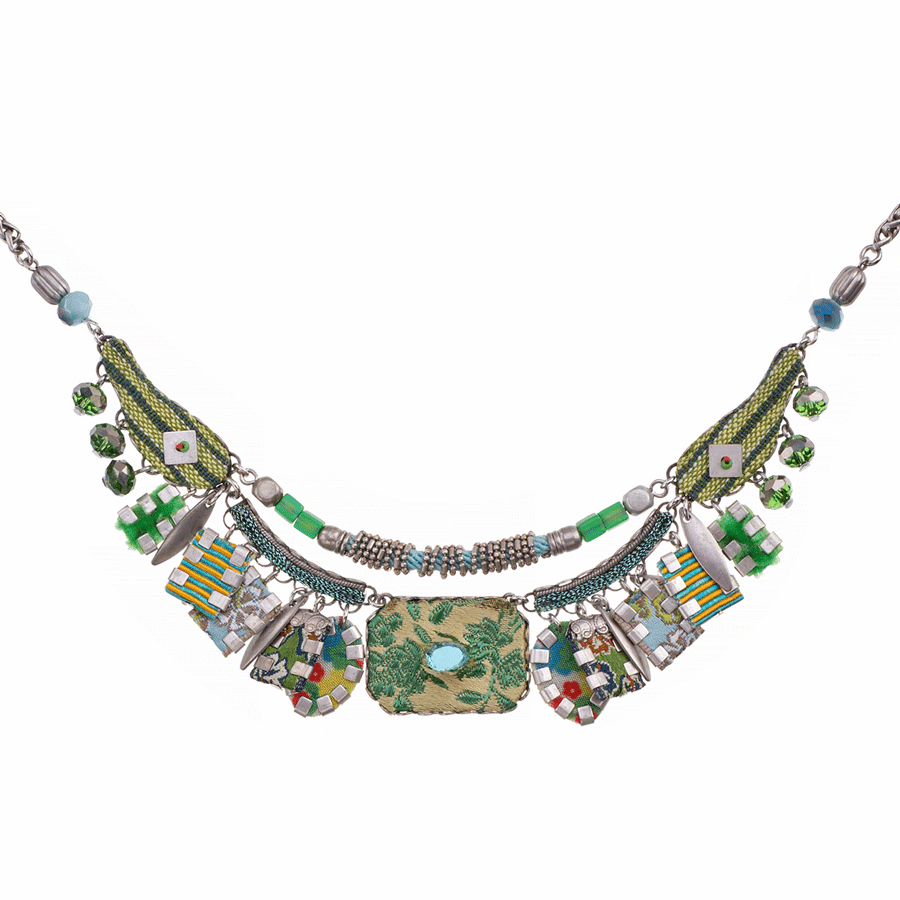 Ayala Bar Trees of Green Hechtia Necklace H3399