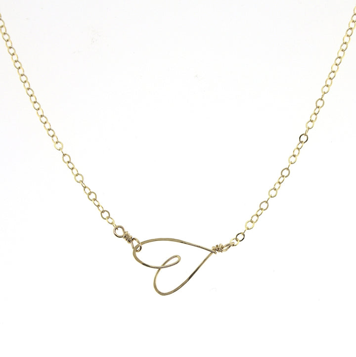 Beth Jewelry Tiny Heart Necklace 14 Kt. Gold Filled