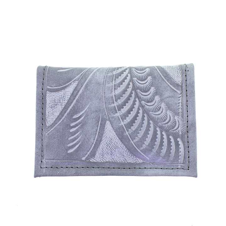 Leaders in Leather Vaquetta Whitewash Card Holder