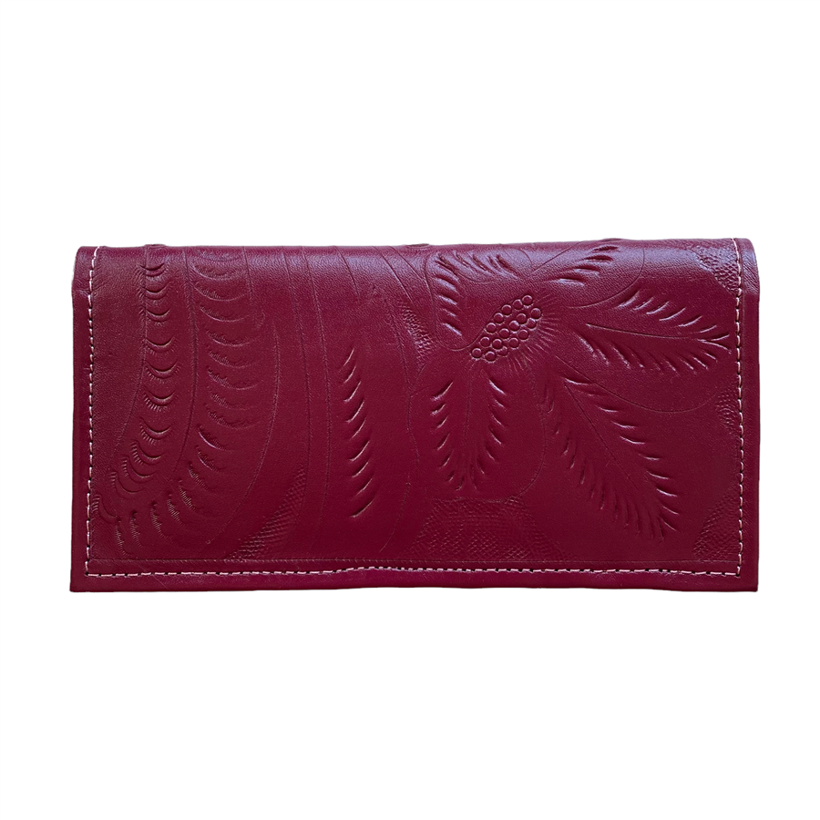 Leaders in Leather Pink Wallet Checkbook Cover – Artfully Adorned