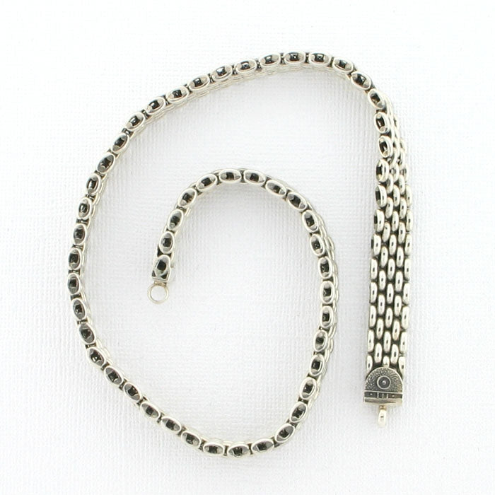 CNK16 Tabra Necklace Connector Chain Silver Necklace