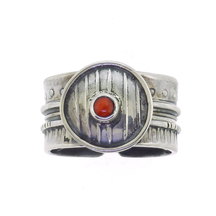 Tabra Coral Sterling Silver Ring
