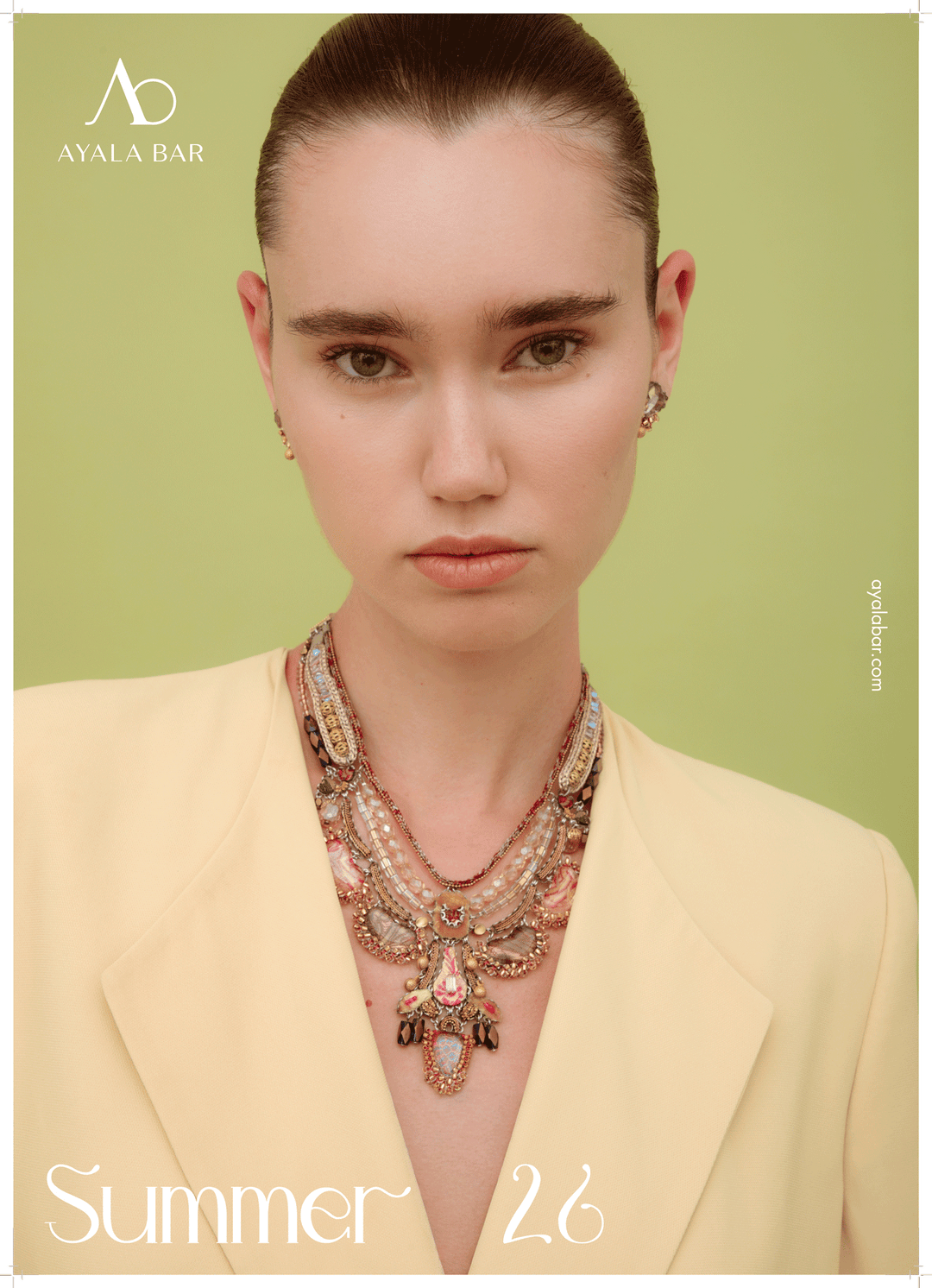 Ayala Bar Plum Wine Necklace Limited Edition H3630LE