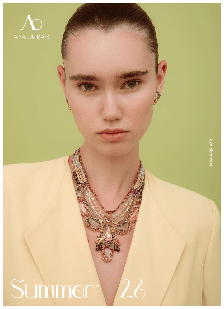 Ayala Bar Plum Wine Necklace Limited Edition H3630LE