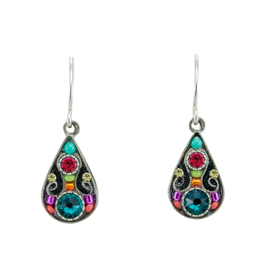 Firefly Jewelry Arabesque Small Drop Earrings Multicolor