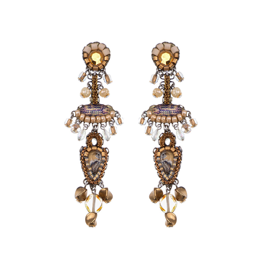 Ayala Bar Drops of Gold Earrings C2442