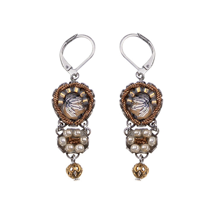 Ayala Bar Drops of Gold Zen Earrings C2446H