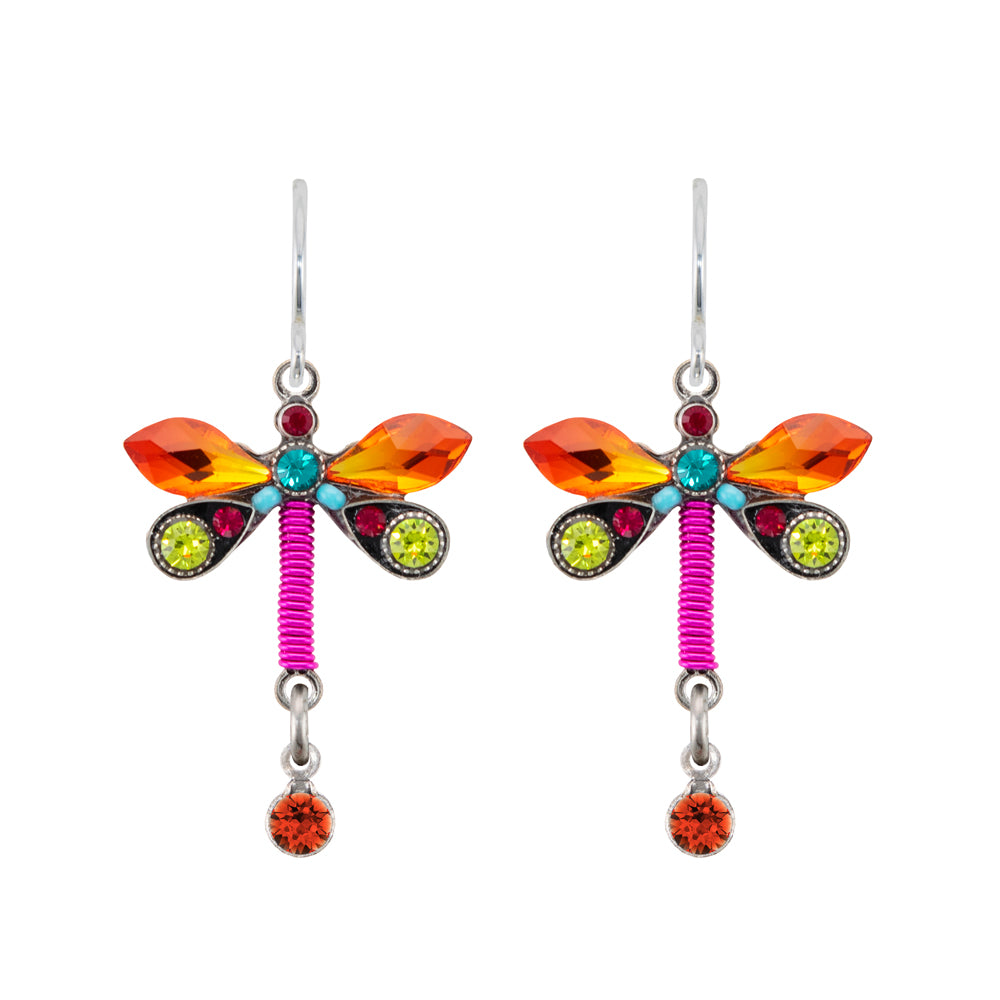 Firefly Jewelry Dragonfly Petite Earrings Multi Color