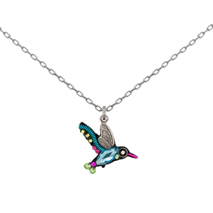 Firefly Jewelry Hummingbird Necklace Multicolor