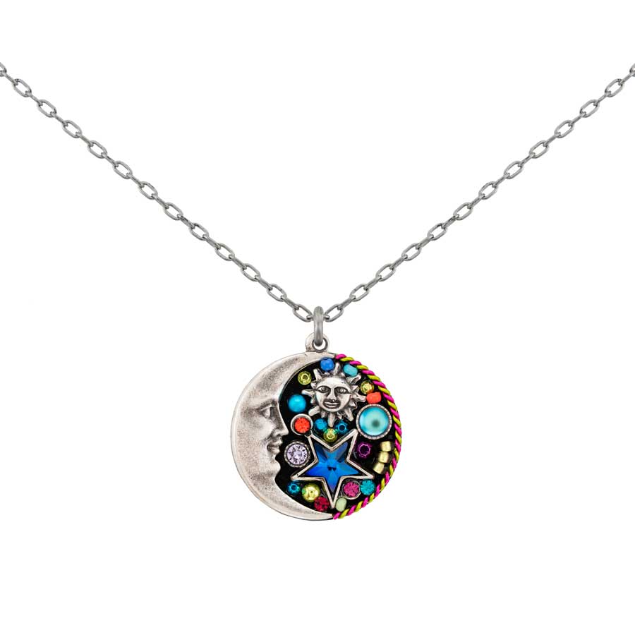 Firefly Jewelry Luna Star Necklace Multicolor