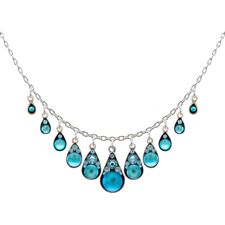 Firefly Jewelry Moonlight Waterfall Necklace Light Blue