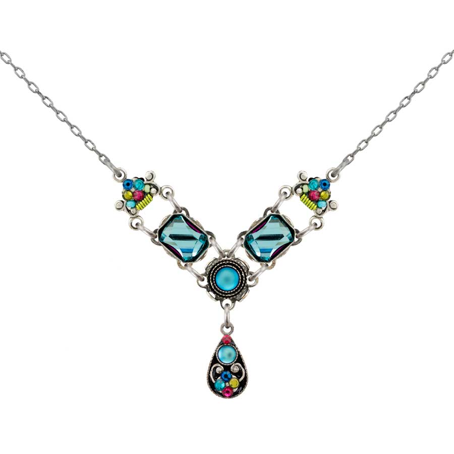 Firefly Jewelry Jasmine Mirror Y Necklace Multicolor