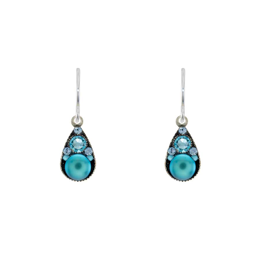Firefly Jewelry Moonlight Small Drop Earrings Light Blue
