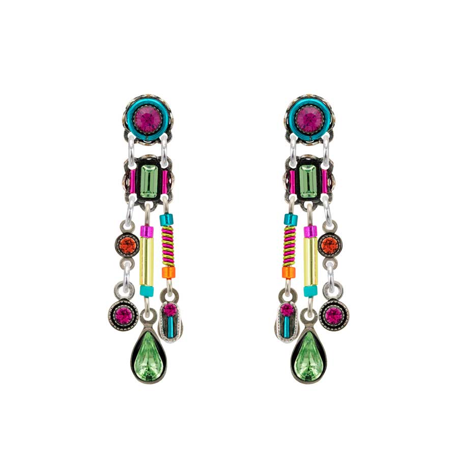 Firefly Jewelry Geometric Linear Post Earrings Multicolor