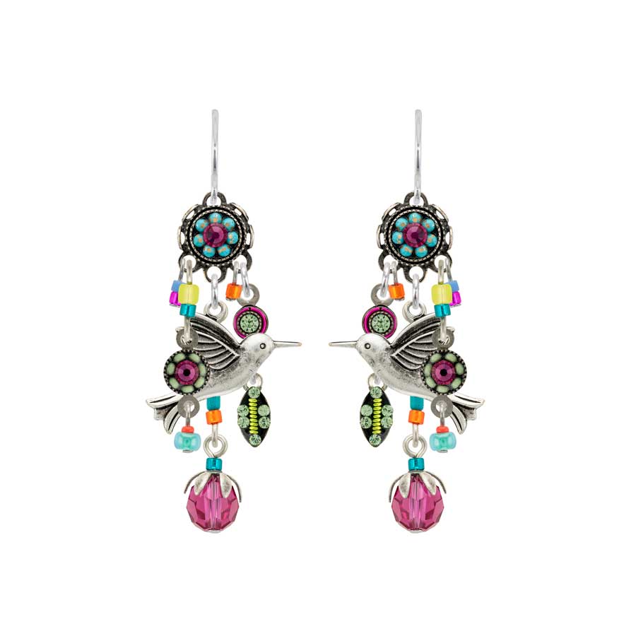 Firefly Jewelry Hummingbird Waterfall Earrings Multicolor