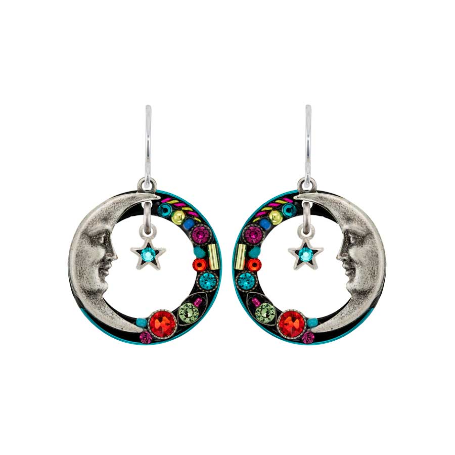 Firefly Jewelry Luna Hoop Earrings Multicolor