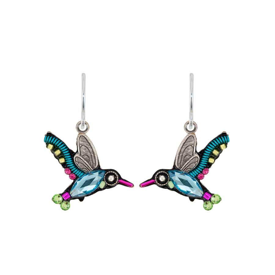 Firefly Jewelry Hummingbird Earrings Multicolor