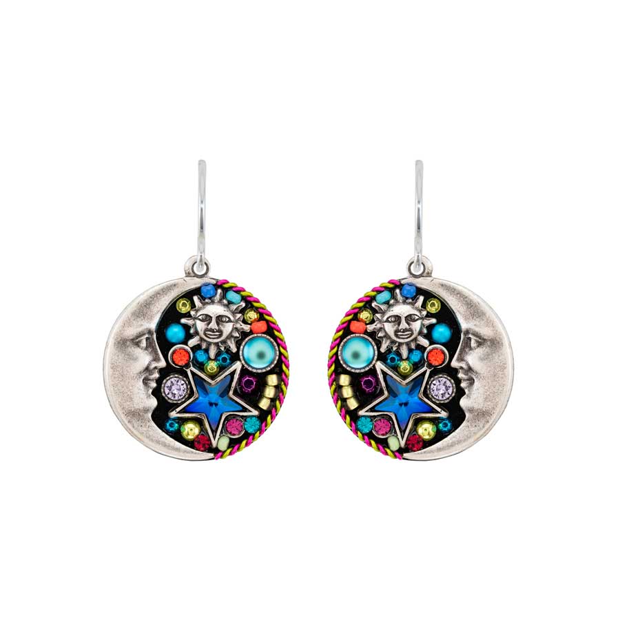 Firefly Jewelry Luna Star Earrings Multicolor