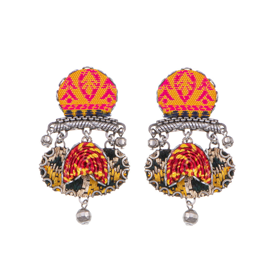 Ayala Bar Embroidered Dream Noor Earrings H2036