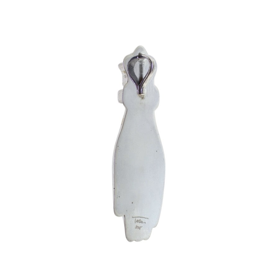 Tabra Bone Hand Star Pendant Onyx Agate