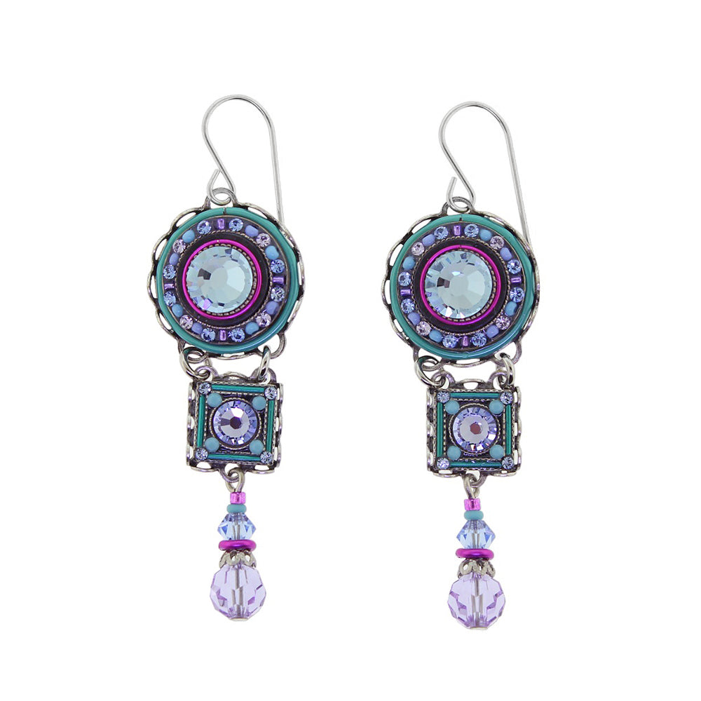 Firefly Jewelry La Dolce Vita Tiered Earrings Lavender