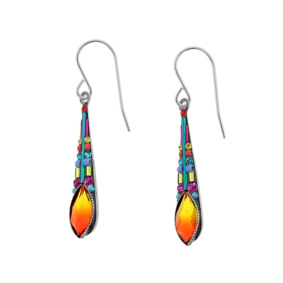 Firefly Jewelry Contessa Medium Drop Earrings Multi Color