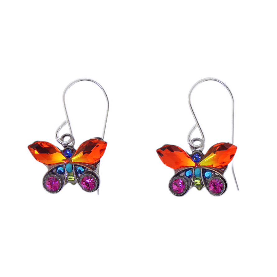 Firefly Jewelry Butterfly Petite Earrings Multi Color