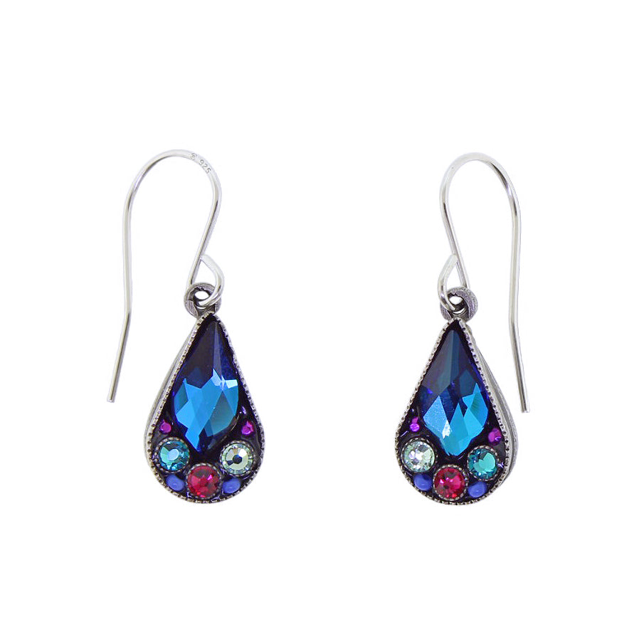 Firefly Jewelry Mosaic Drop Earrings Blue