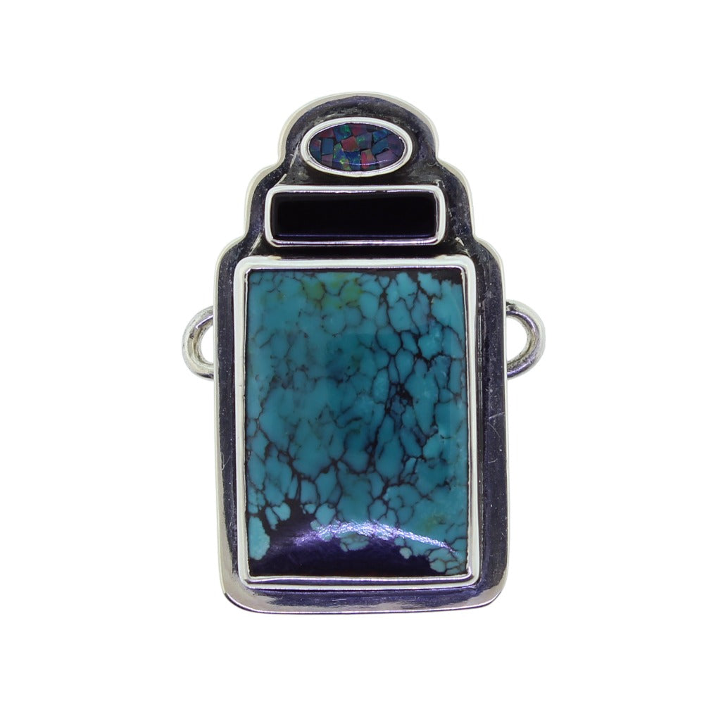 Tabra Turquoise Onyx Opal Charm