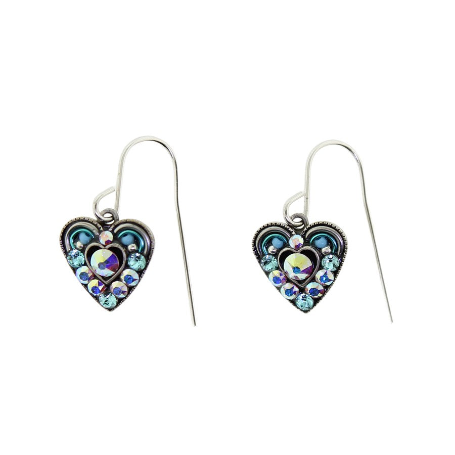 Firefly Jewelry Small Heart Earrings Ice