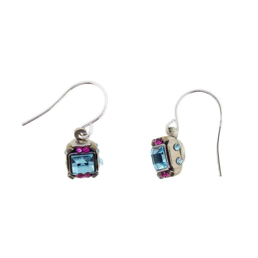 Firefly Jewelry Dulce Micro Square Earrings Turquoise