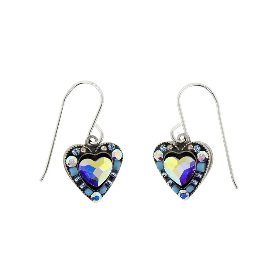 Firefly Jewelry Ice Rose Heart Earrings