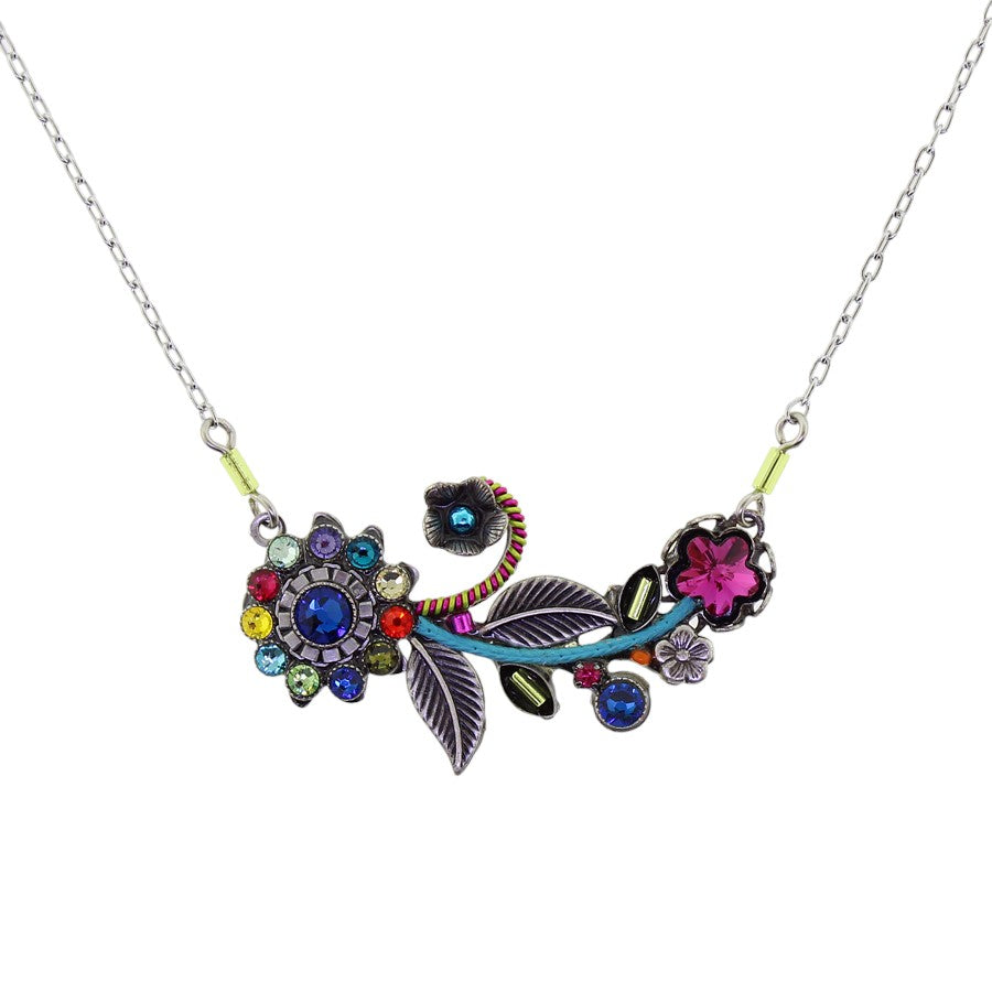 Firefly Jewelry Botanical Flower Necklace Multicolor