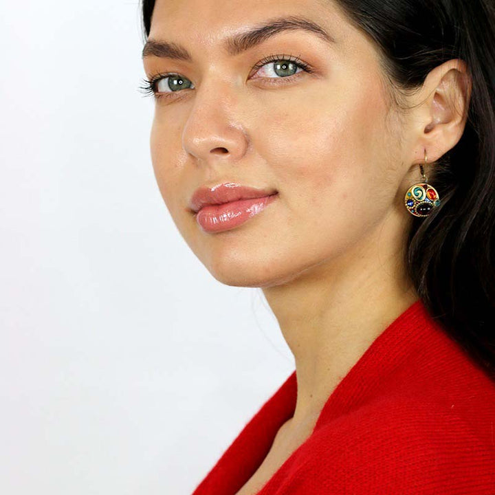 Michal Golan Confetti Circle Earrings