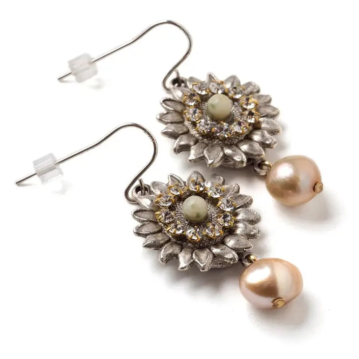 Elements Jill Schwartz Sunflower Earrings