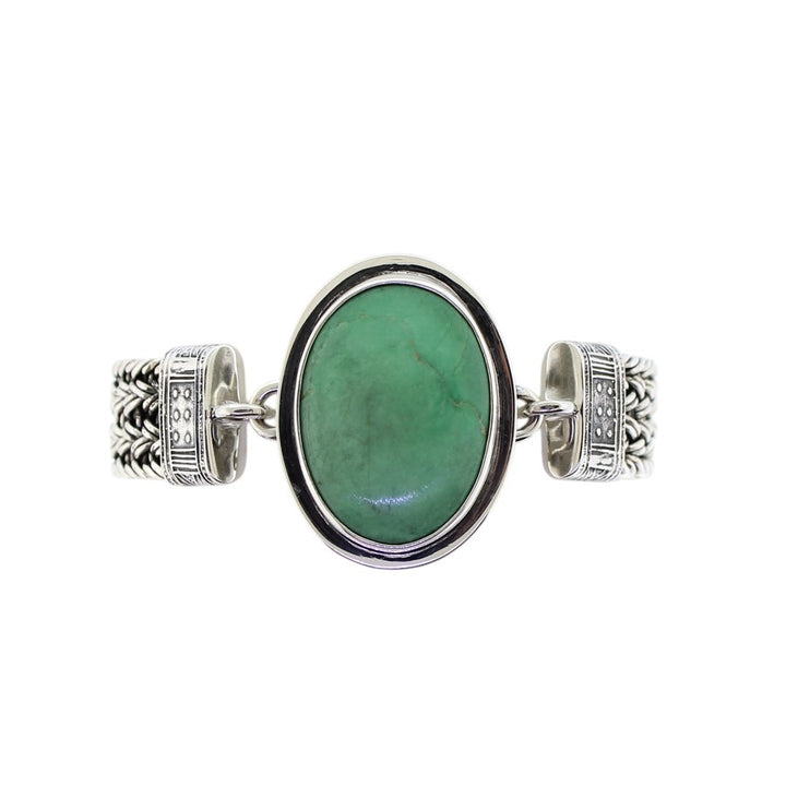 Tabra Connector Bracelet Chain Silver Basket Weave CBR05