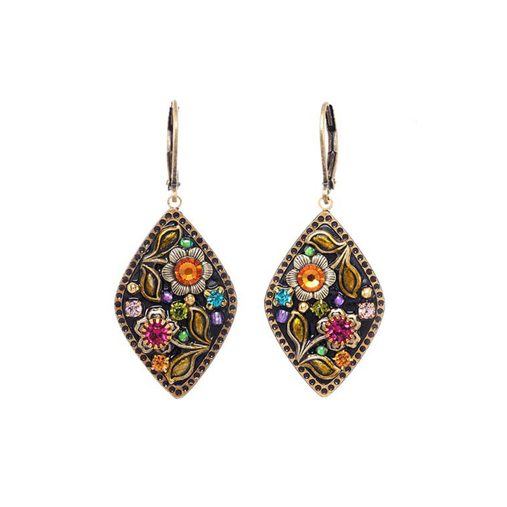 Michal Golan Midnight Garden Small Diamond Earrings
