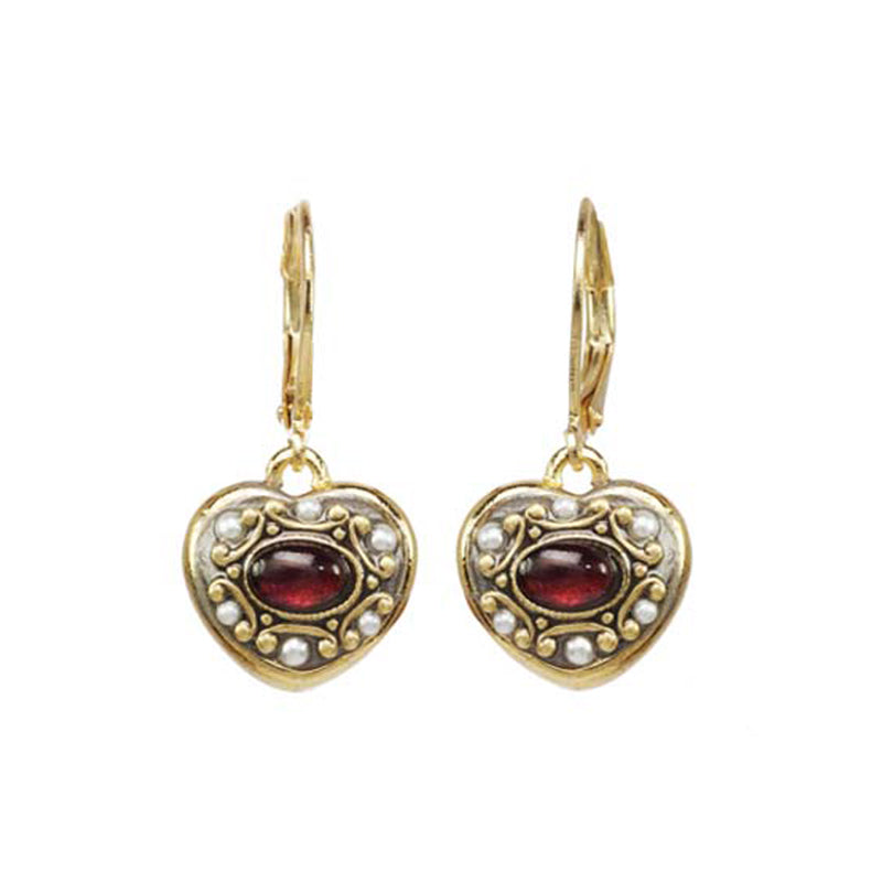 Michal Golan Victorian Heart Earrings
