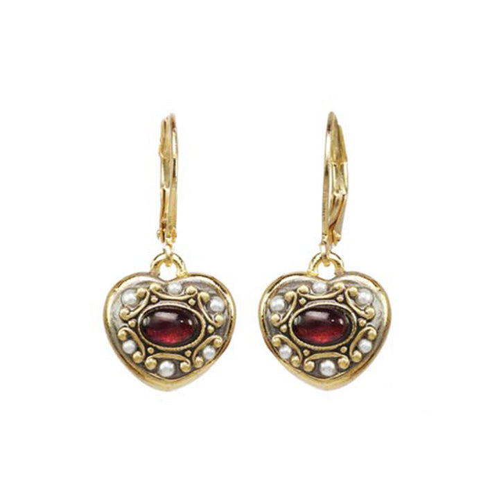 Michal Golan Victorian Heart Earrings