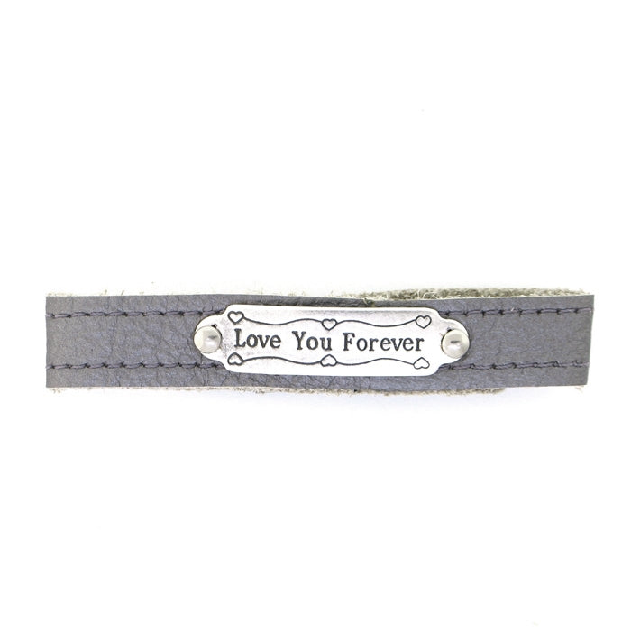 KBD Stacker Cuff Pretty Pewter Love You Forever