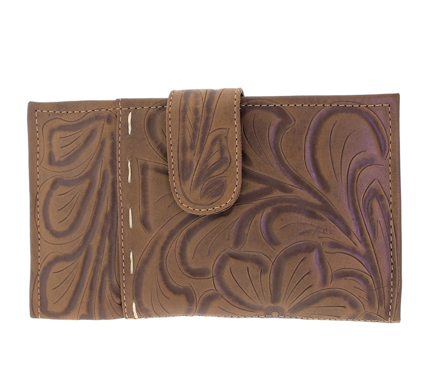 Leaders in Leather Vaquetta Natural  Wallet