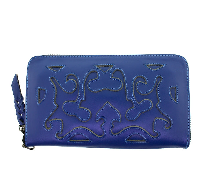 Leaders in Leather Indigo Wallet