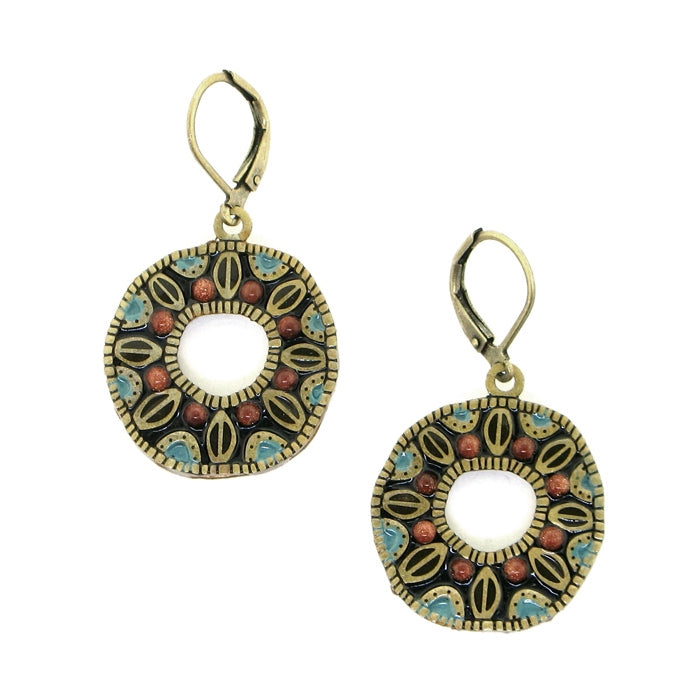 Michal Golan Earth Collection Round Earrings