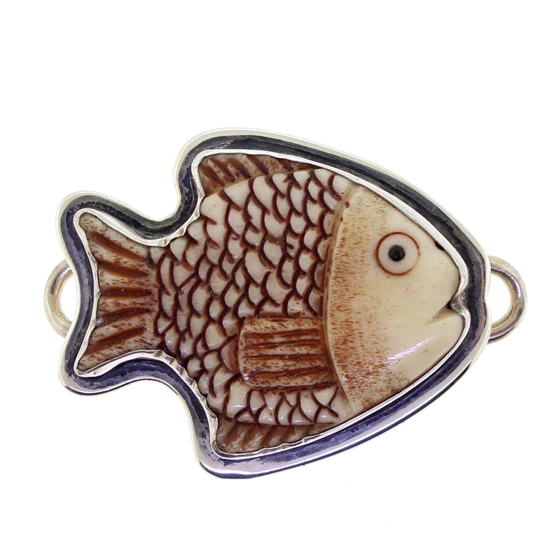 Tabra Bone Fish Charm - Large